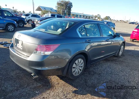 2008 Honda Accord 2.4 Lx из США, поврежденный, VIN 1HGCP263X8A125164